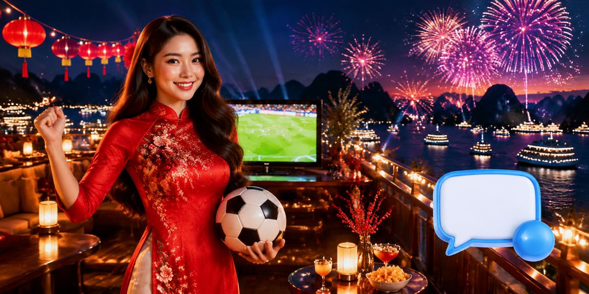 Không khí lễ hội Tết tại Hạ Long với các trò chơi giải trí và xổ số truyền thống