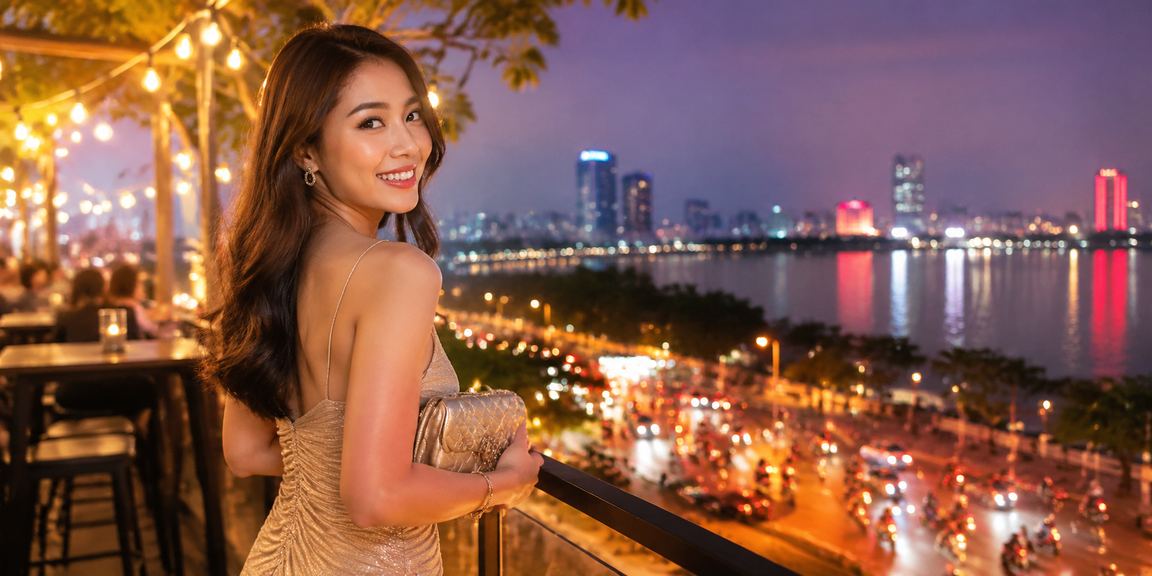 Người dùng Hà Nội theo dõi kết quả trò chơi trực tuyến tại chợ đêm sôi động