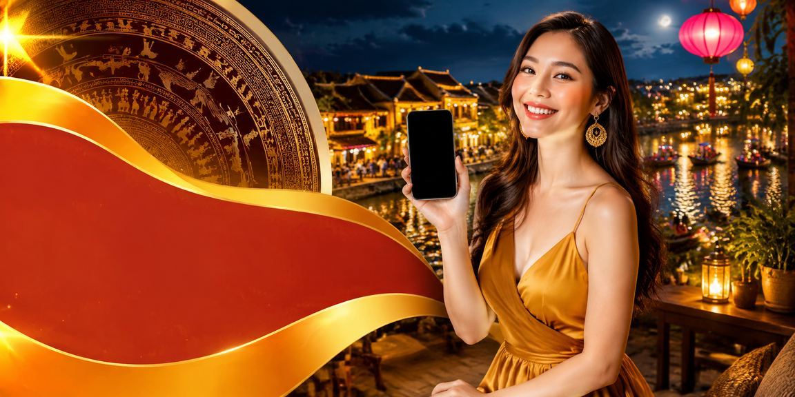 Người dùng tại Hội An sử dụng điện thoại để nạp tiền và tham gia xổ số trực tuyến
